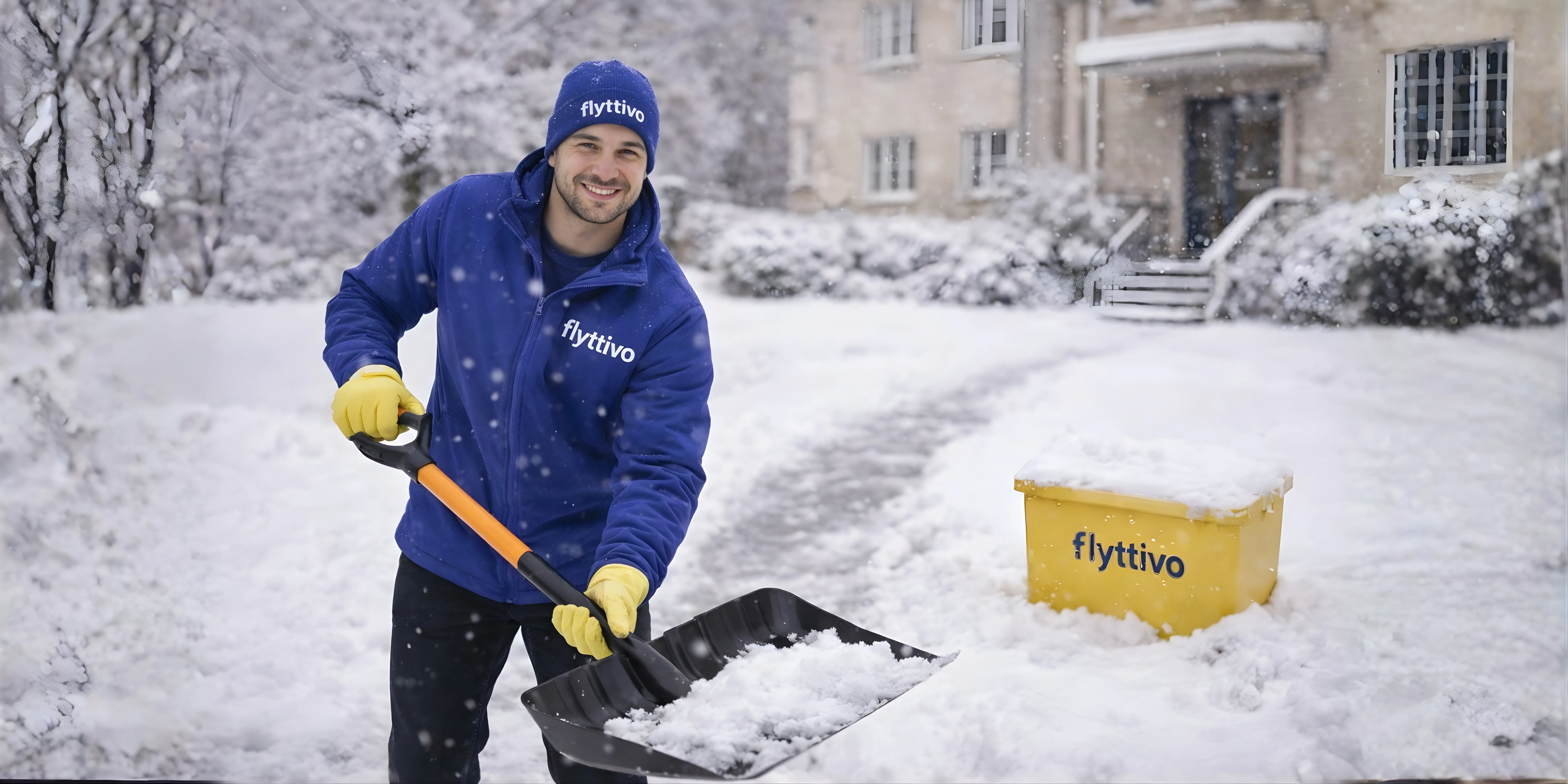 Flyttivo snöskottning